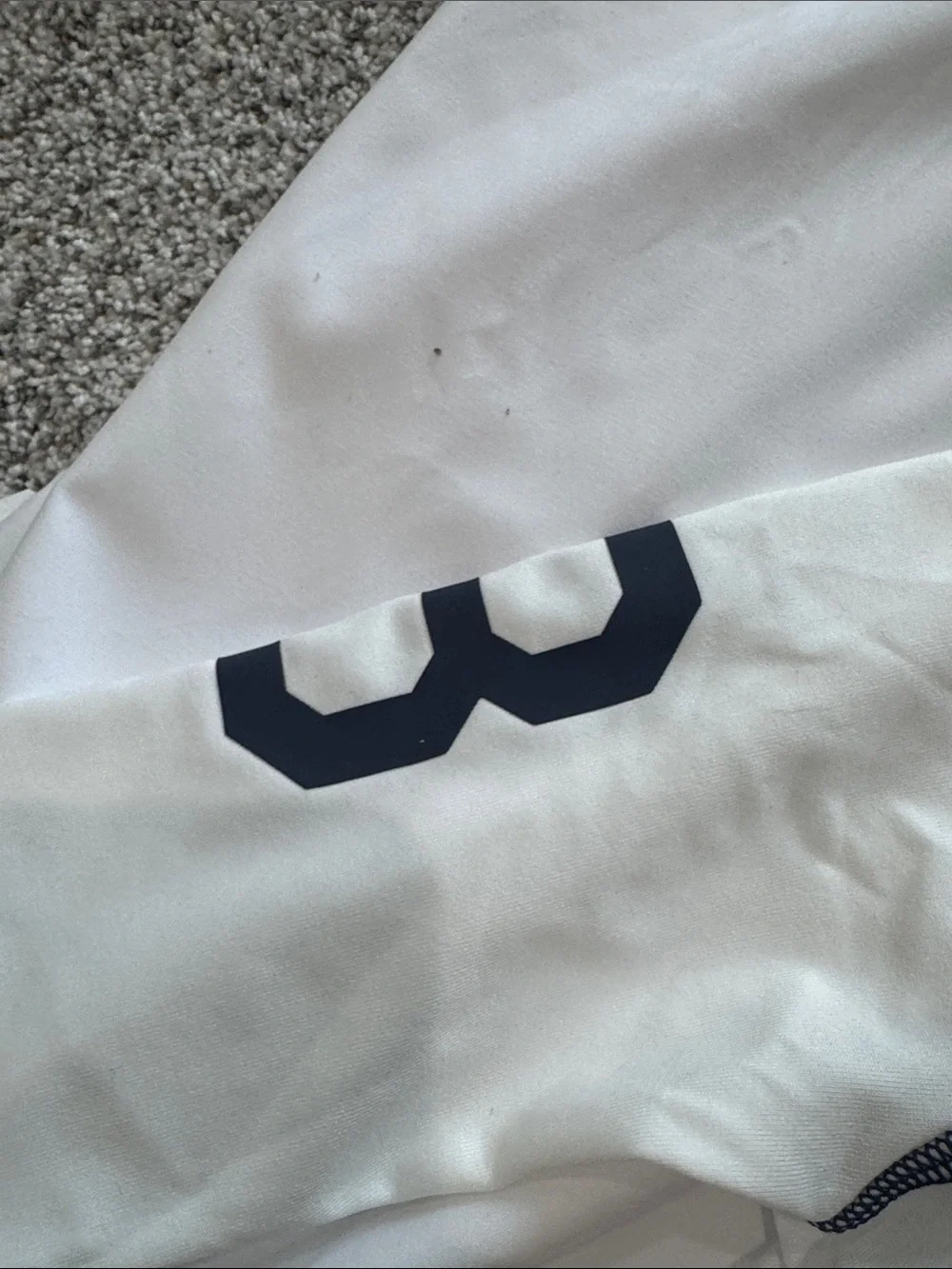 Ralph Lauren Polo Navy and White Raglan Swim Top